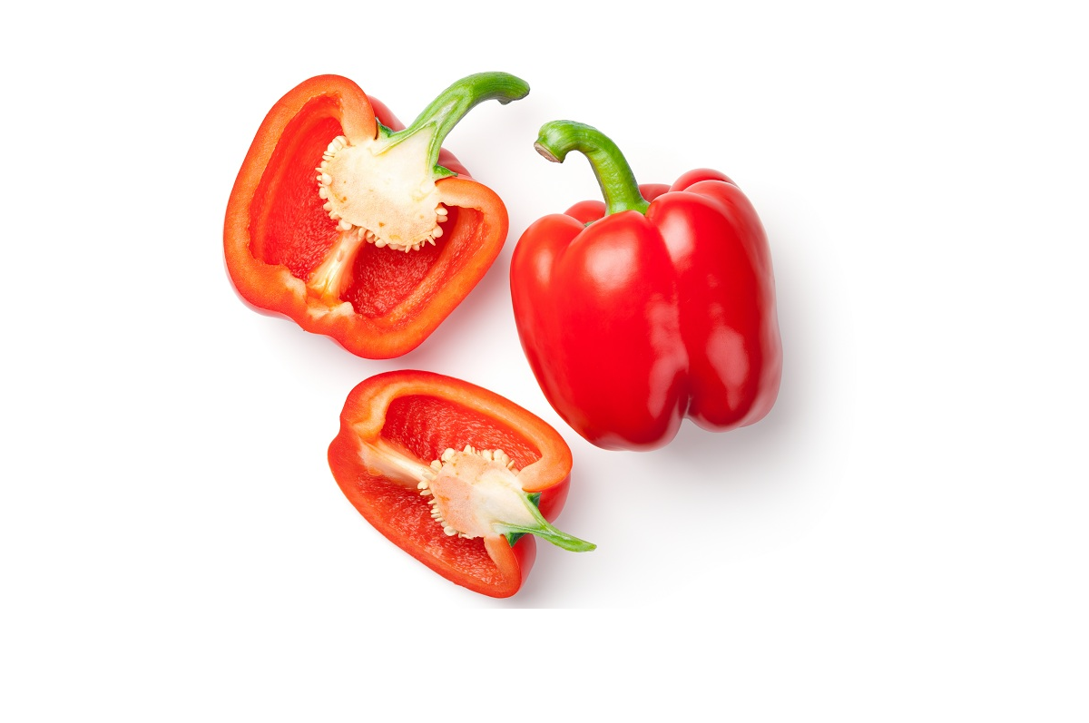 Dried red bell pepper