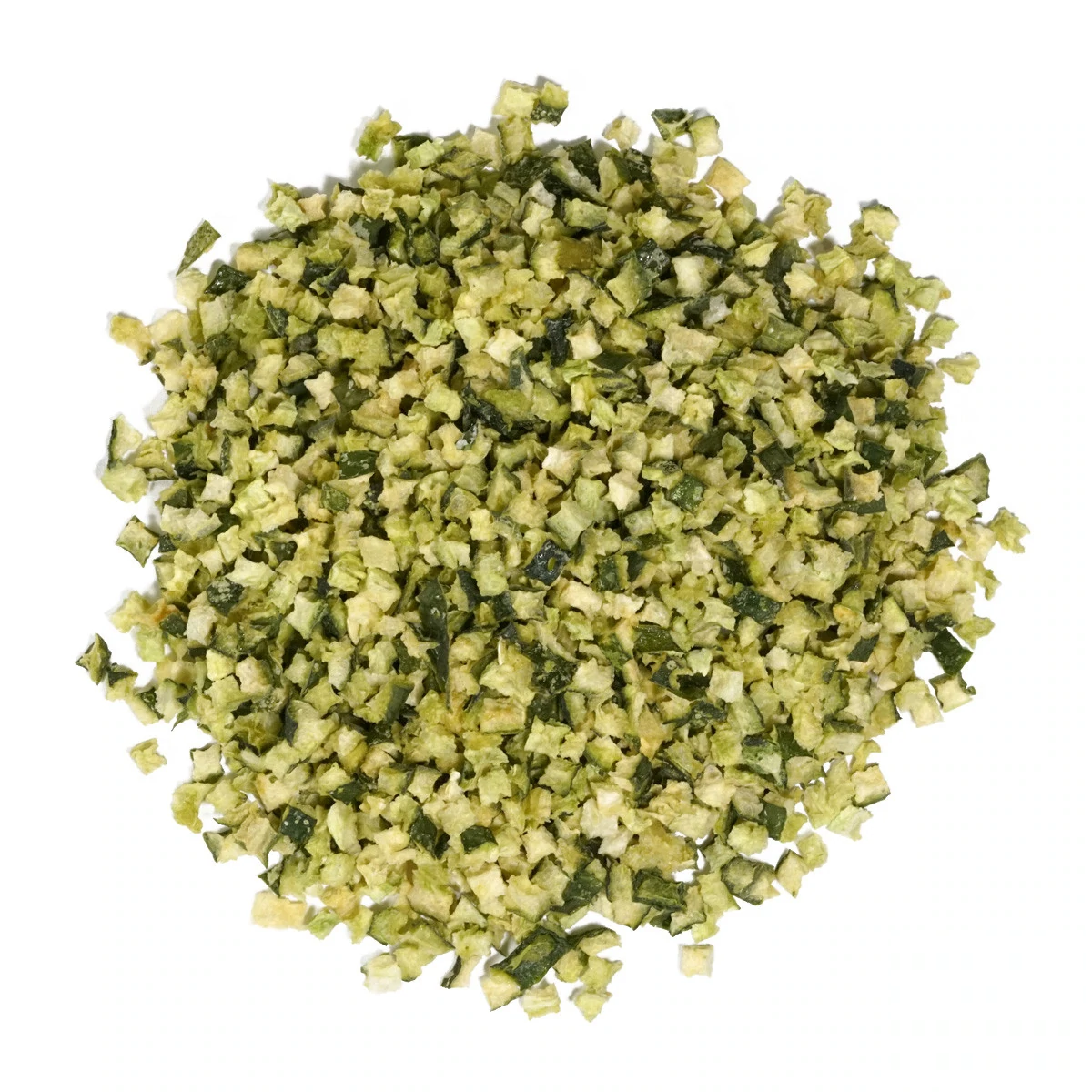 FREEZE DRIED CUCUMBERS DICED 1/4", Freeze Dried Cucumber Pieces